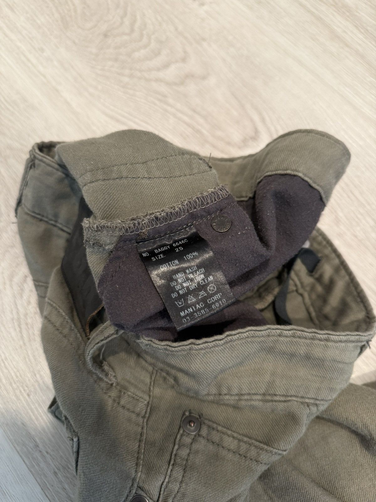 Le Grande Bleu (L.G.B.) lgb baggy 6646c wide leg flared bell bottom pants!! Size US 30 / EU 46 - 7 Thumbnail