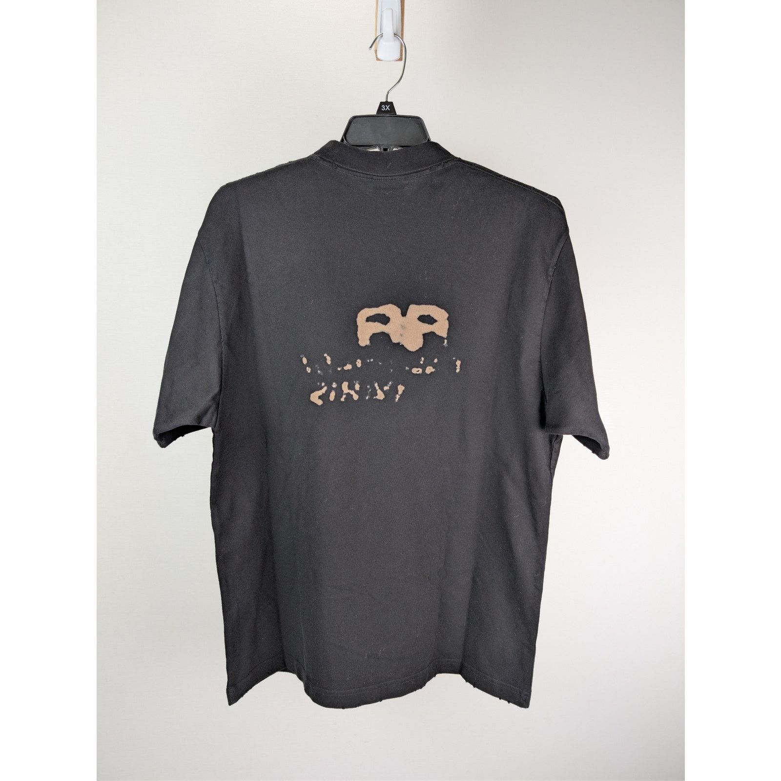 Balenciaga o1rshd1 Hand Drawn BB Icon Vintage Jersey Medium Fit T-Shirt Size US XS / EU 42 / 0 - 10 Thumbnail