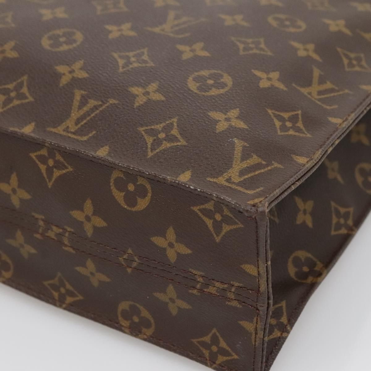 Louis Vuitton LOUIS VUITTON Monogram Sac Plat Hand Bag M51140 Size ONE SIZE - 15 Thumbnail