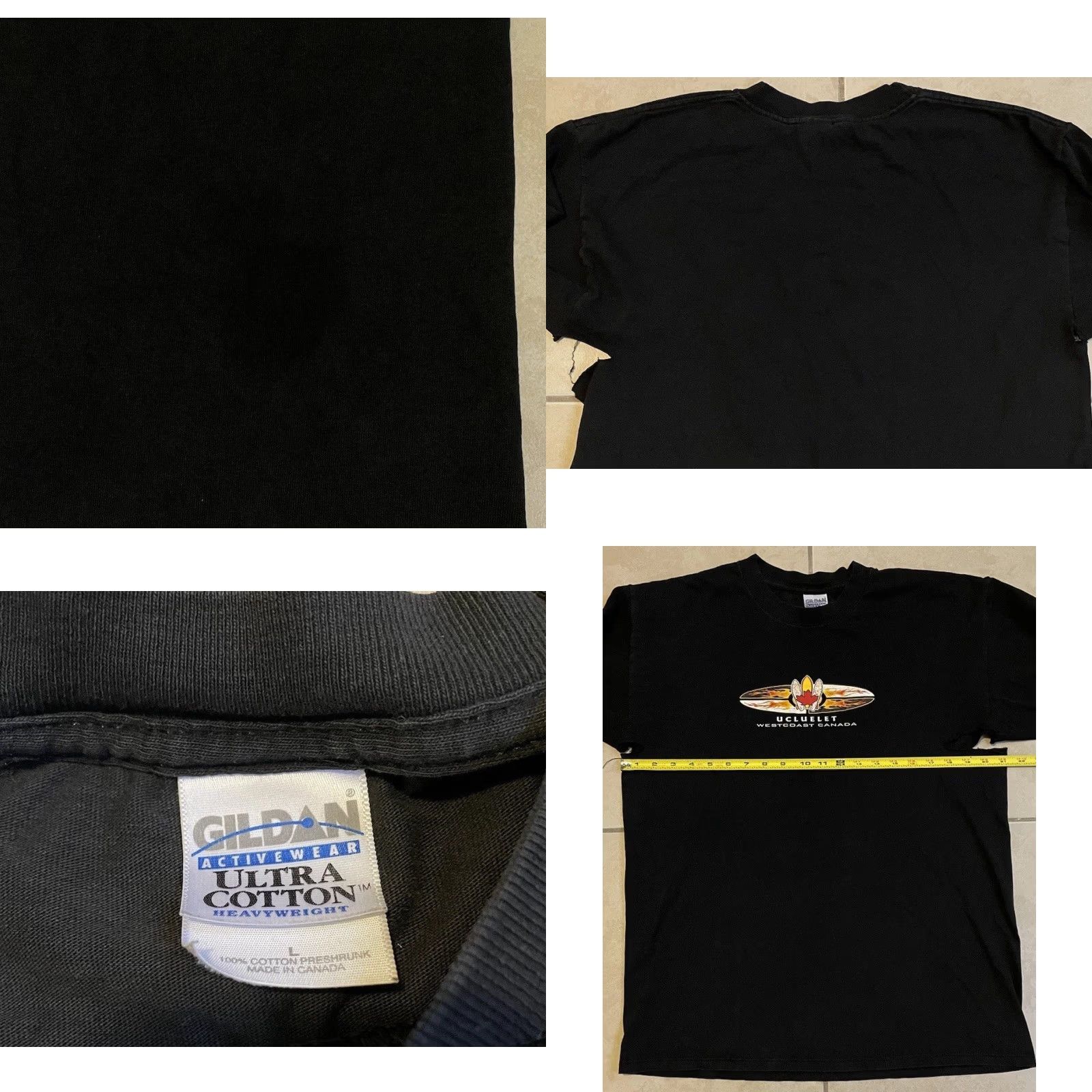 JNCO Vtg Thrashed Faded Flame Shirt L Grunge Biker Punk Fire Skate Surf Y2K 90s Jnco Size US L / EU 52-54 / 3 - 9 Thumbnail