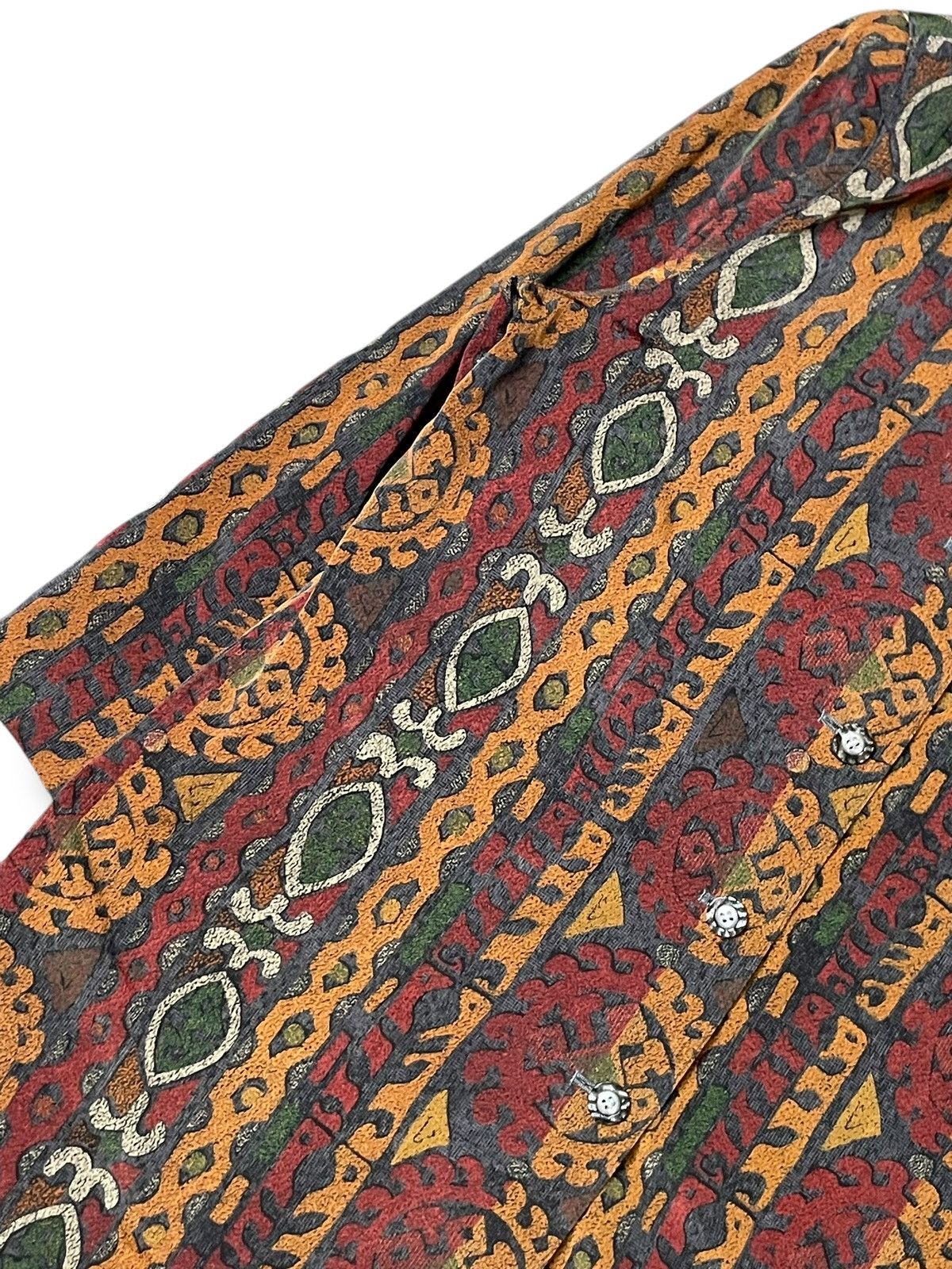 Japanese Brand × Vintage Vintage MONAC Ladies Fashion Abstract Shirts (75) Size M / US 6-8 / IT 42-44 - 6 Thumbnail