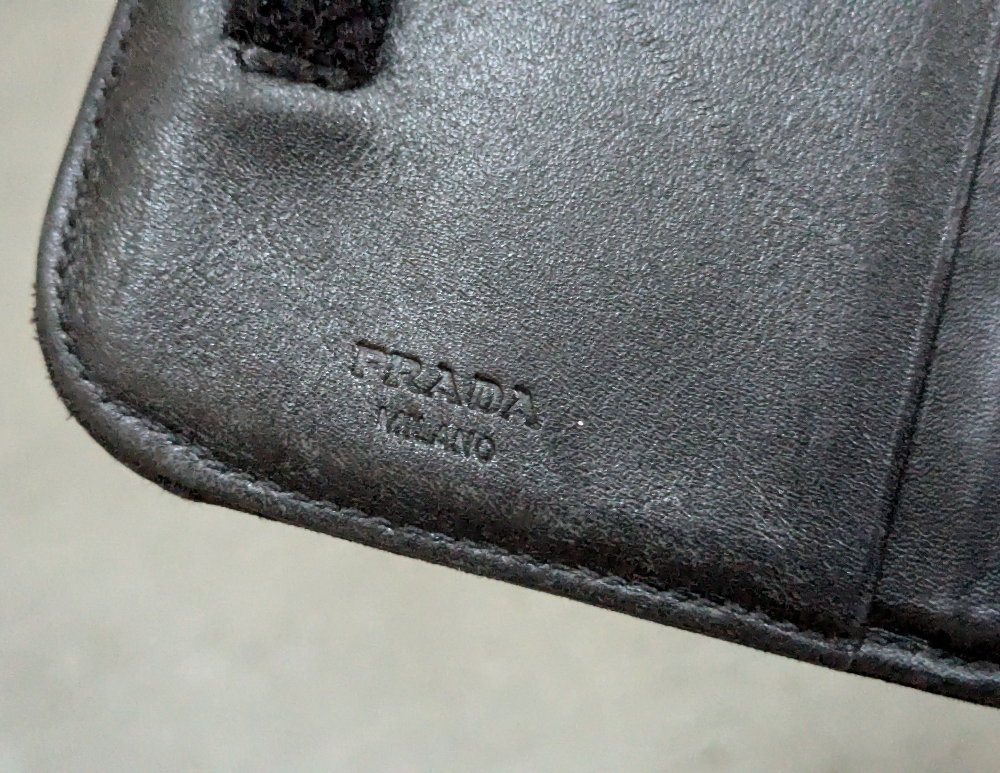 Prada Prada Wallet Black Denim Zip Around Size ONE SIZE - 14 Thumbnail