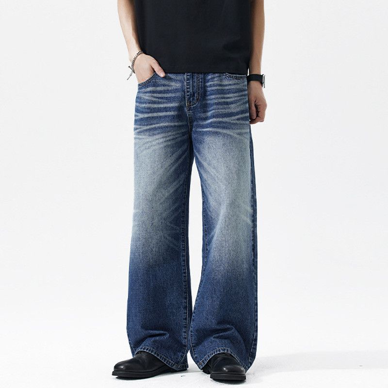 Japanese Brand American retro whiskered flared jeans casual style Size US 32 / EU 48 - 1 Thumbnail