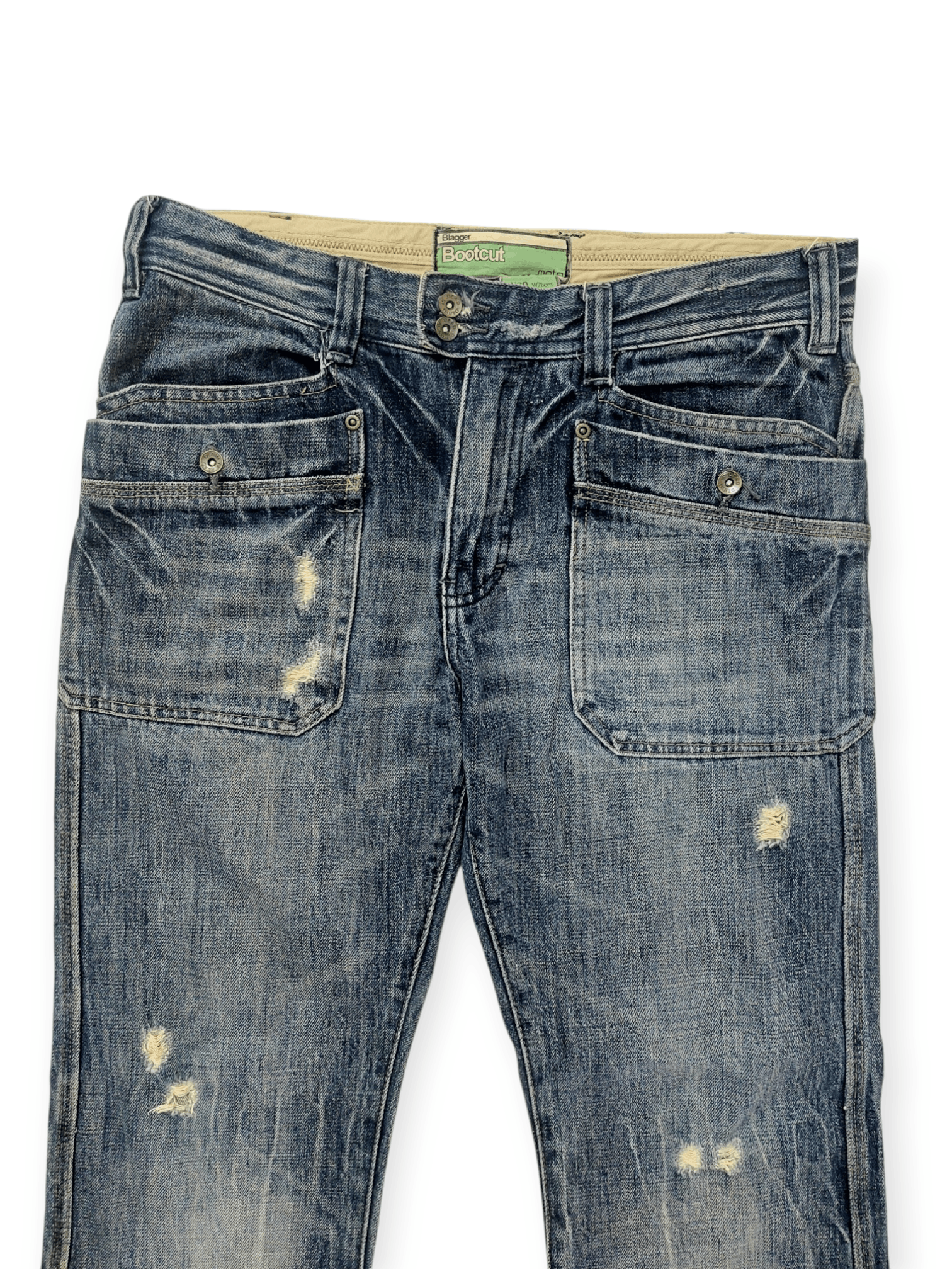 Designer Flare Big Pocket Baggy Denim Size US 30 / EU 46 - 5 Thumbnail