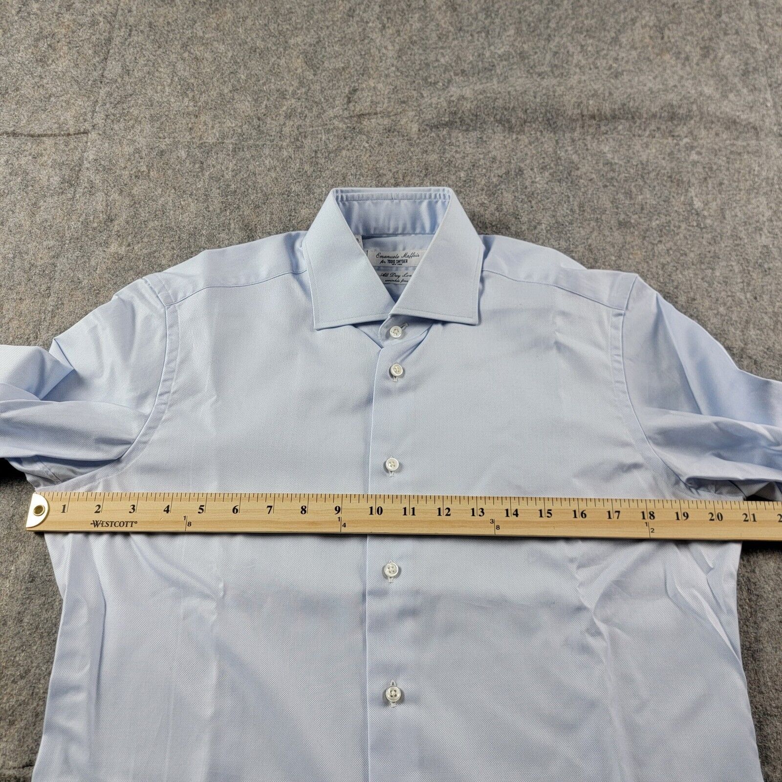 Todd Snyder Emanuele Maffeis x Todd Snyder Wrinkle Free Dress Shirt Size US S / EU 44-46 / 1 - 4 Thumbnail