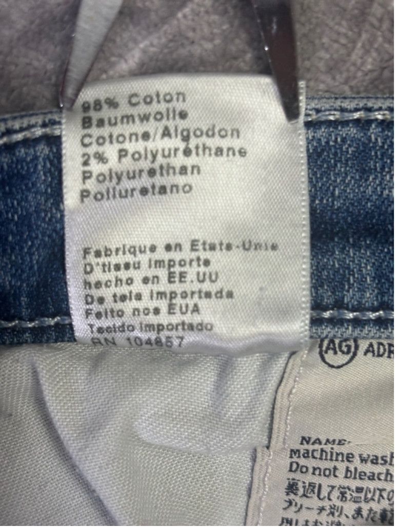 AG Adriano Goldschmied Women's AG Adriano Goldschmied Jeans, Blue, Size 27 R Size 27" / US 4 / IT 40 - 10 Thumbnail