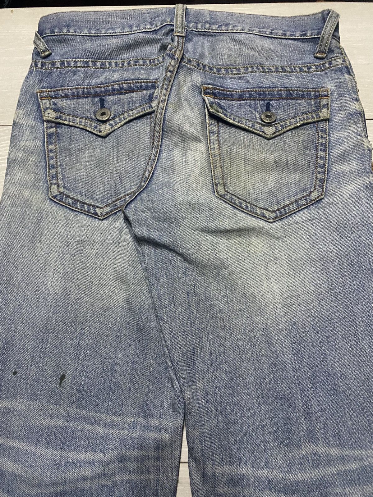 Uniqlo Vintage Uniqlo UJ Grunge Distressed Loose Jeans Size US 32 / EU 48 - 4 Thumbnail