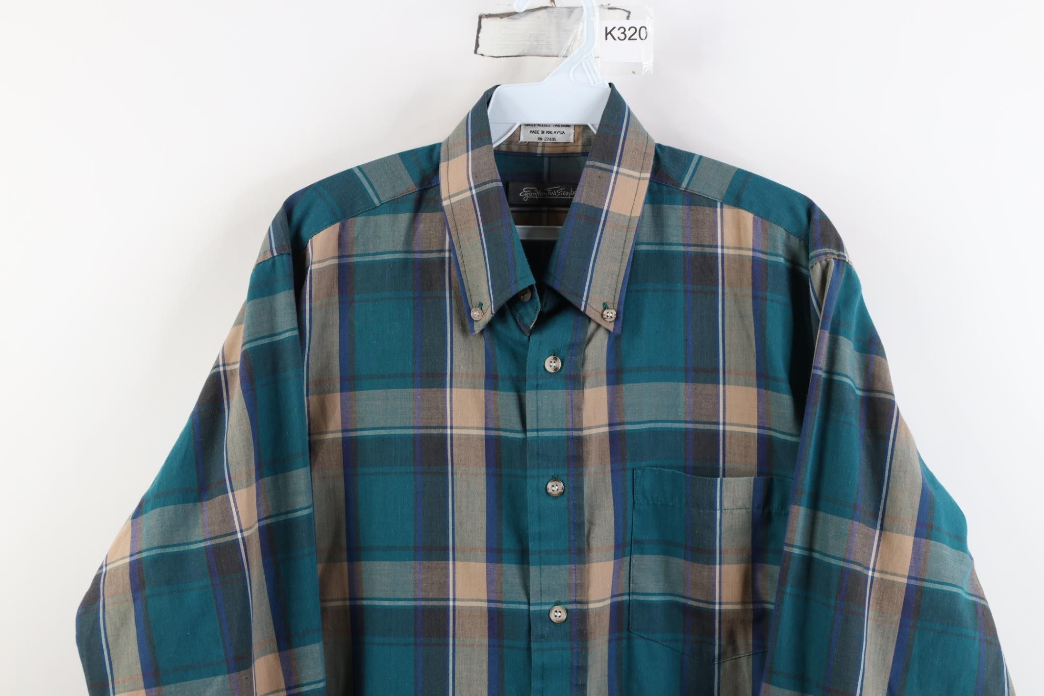 Vintage Vintage 80s 90s Egon Von Furstenberg Single Button Shirt Size US M / EU 48-50 / 2 - 2 Thumbnail