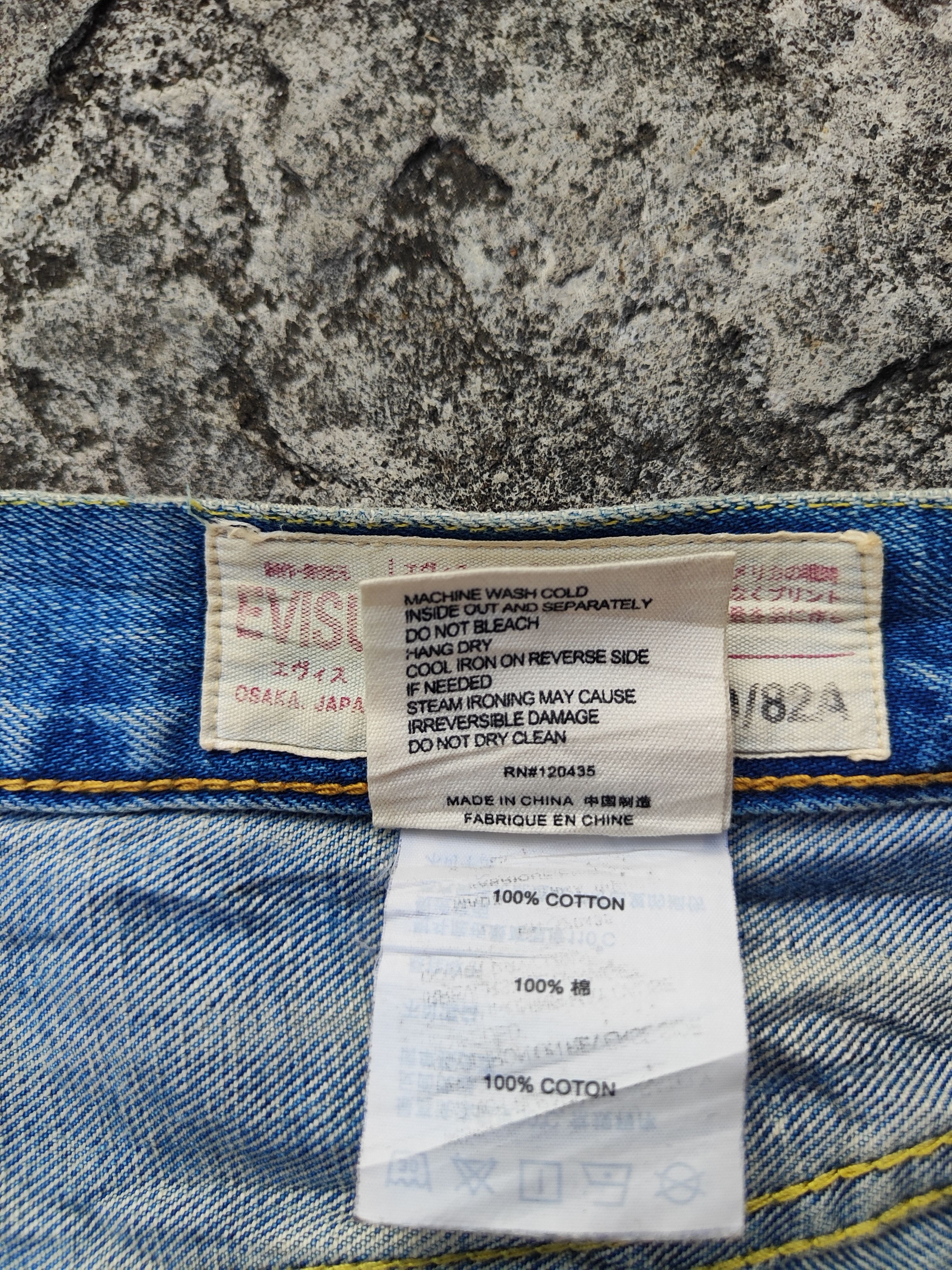 Evisu Evisu Selvedge Ripped Size US 33 - 6 Thumbnail