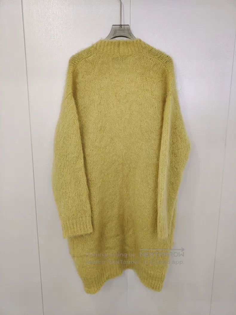 Max Mara Max Mara Light Yellow Knit Cardigan Open-Front Jacket Size XL / US 12-14 / IT 48-50 - 2 Thumbnail