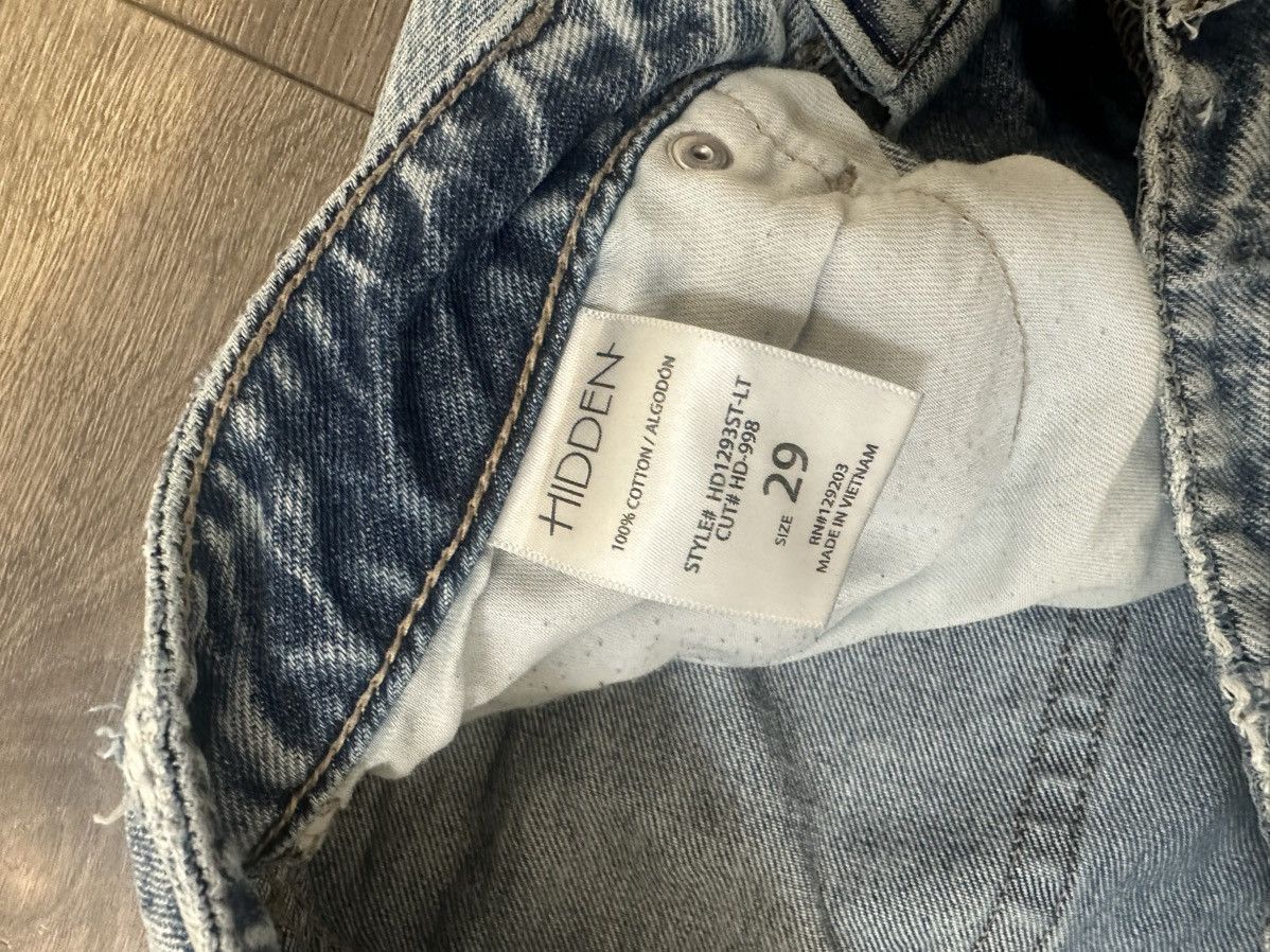 HIDDEN Hidden Tracey High Rise Straigh With Front Slit Jeans in 29 Size 29" - 5 Thumbnail