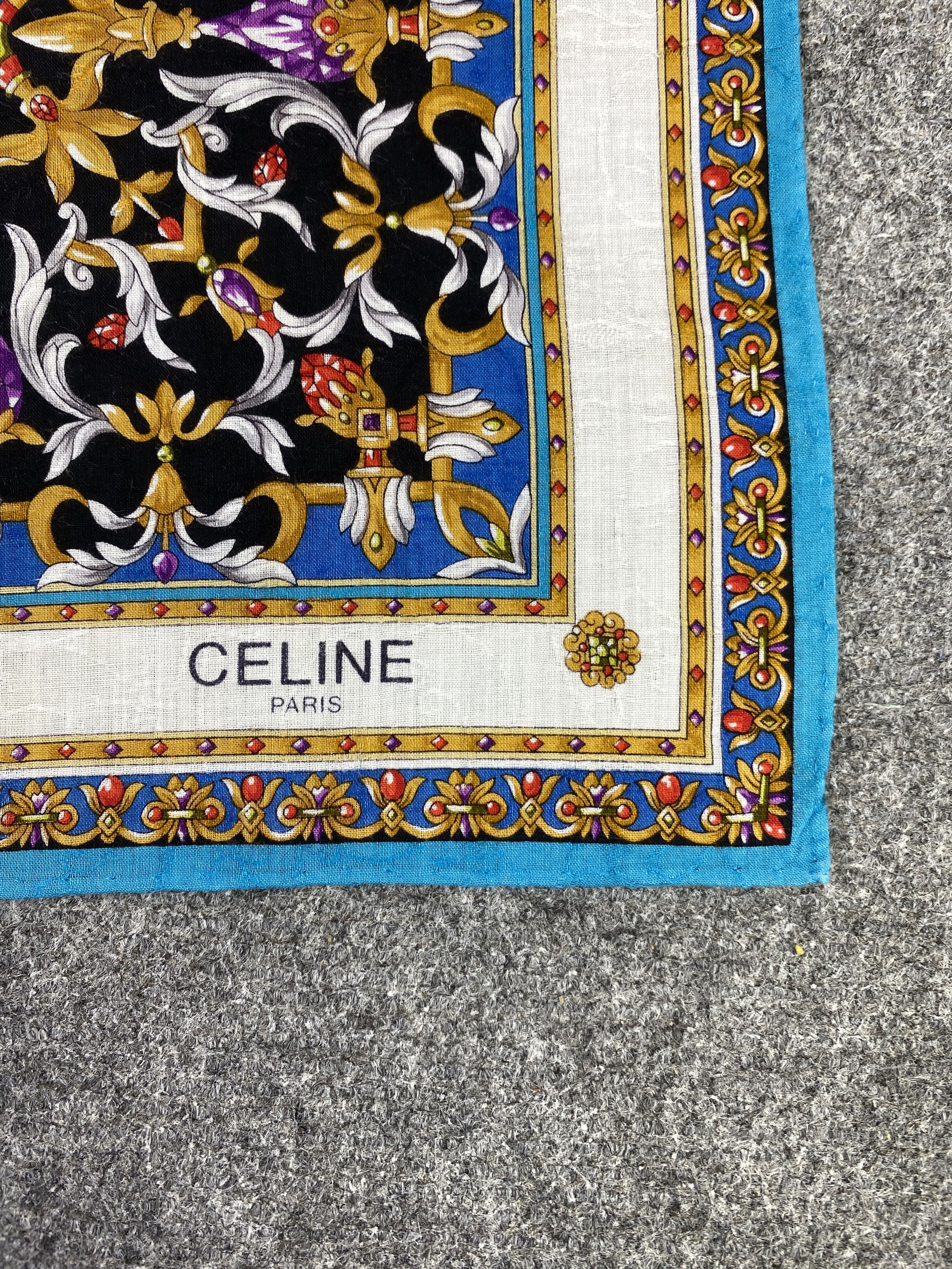 Celine Vintage Celine Handkerchief / Neckerchief KT0246 Size ONE SIZE - 6 Thumbnail