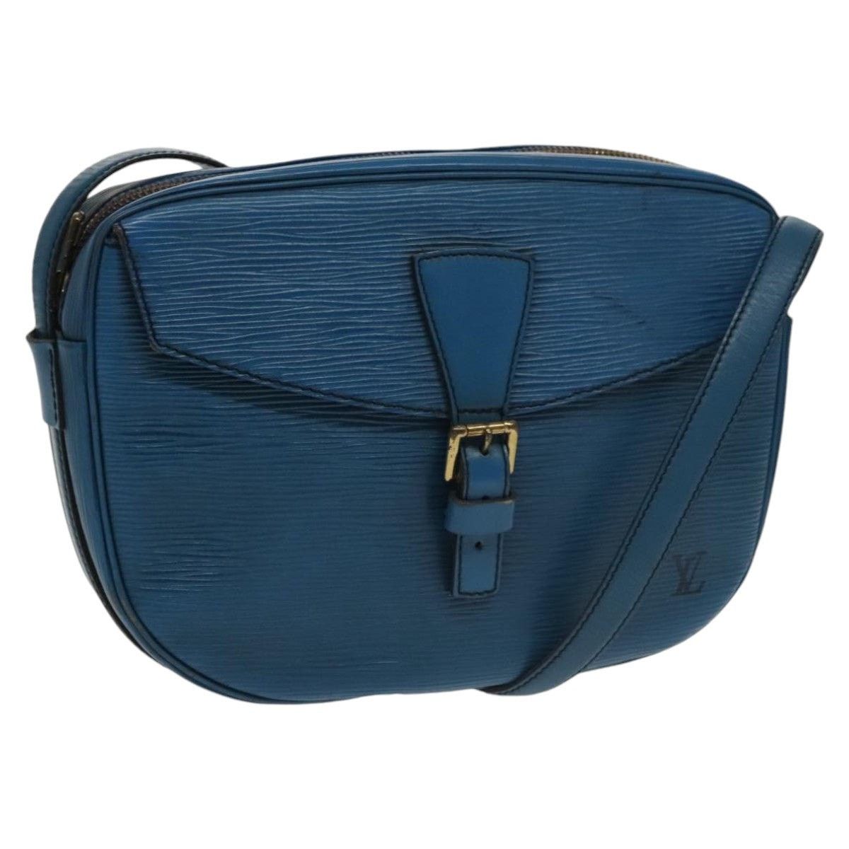Louis Vuitton LOUIS VUITTON Epi June Feuille Shoulder Bag Blue M52155 Size ONE SIZE - 1 Thumbnail