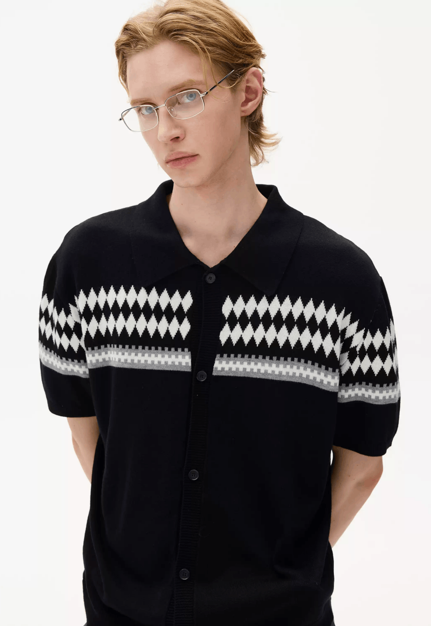 Other Men’s Fair Isle Camp Collar Cardigan Size US M / EU 48-50 / 2 - 1 Thumbnail