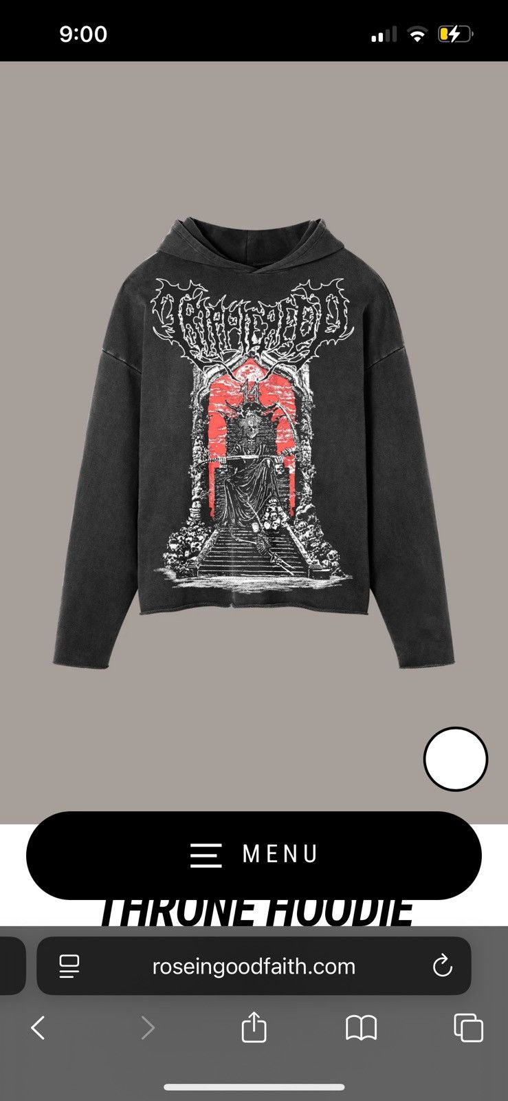 ROSE IN GOOD FAITH Rose in Good Faith X Trippie Redd Size US S / EU 44-46 / 1 - 1 Thumbnail