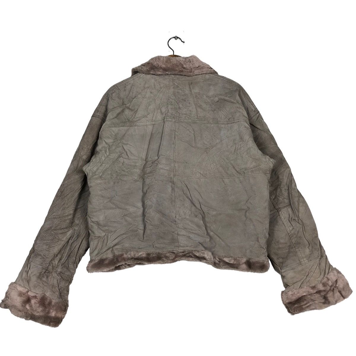 Hysteric Glamour 🔥Vtg Leather Jacket Biker Cropped HG Mink Fur Lining Size US M / EU 48-50 / 2 - 8 Thumbnail