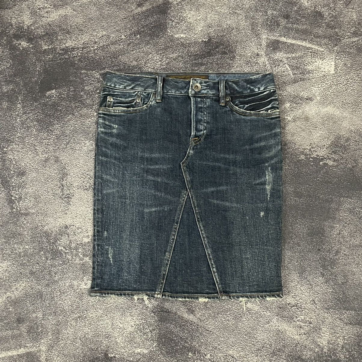 If Six Was Nine × Japanese Brand × Le Grande Bleu (L.G.B.) 90's Genuine Vintage GOA mini skirt jeans Size 30" / US 8 / IT 44 - 2 Thumbnail