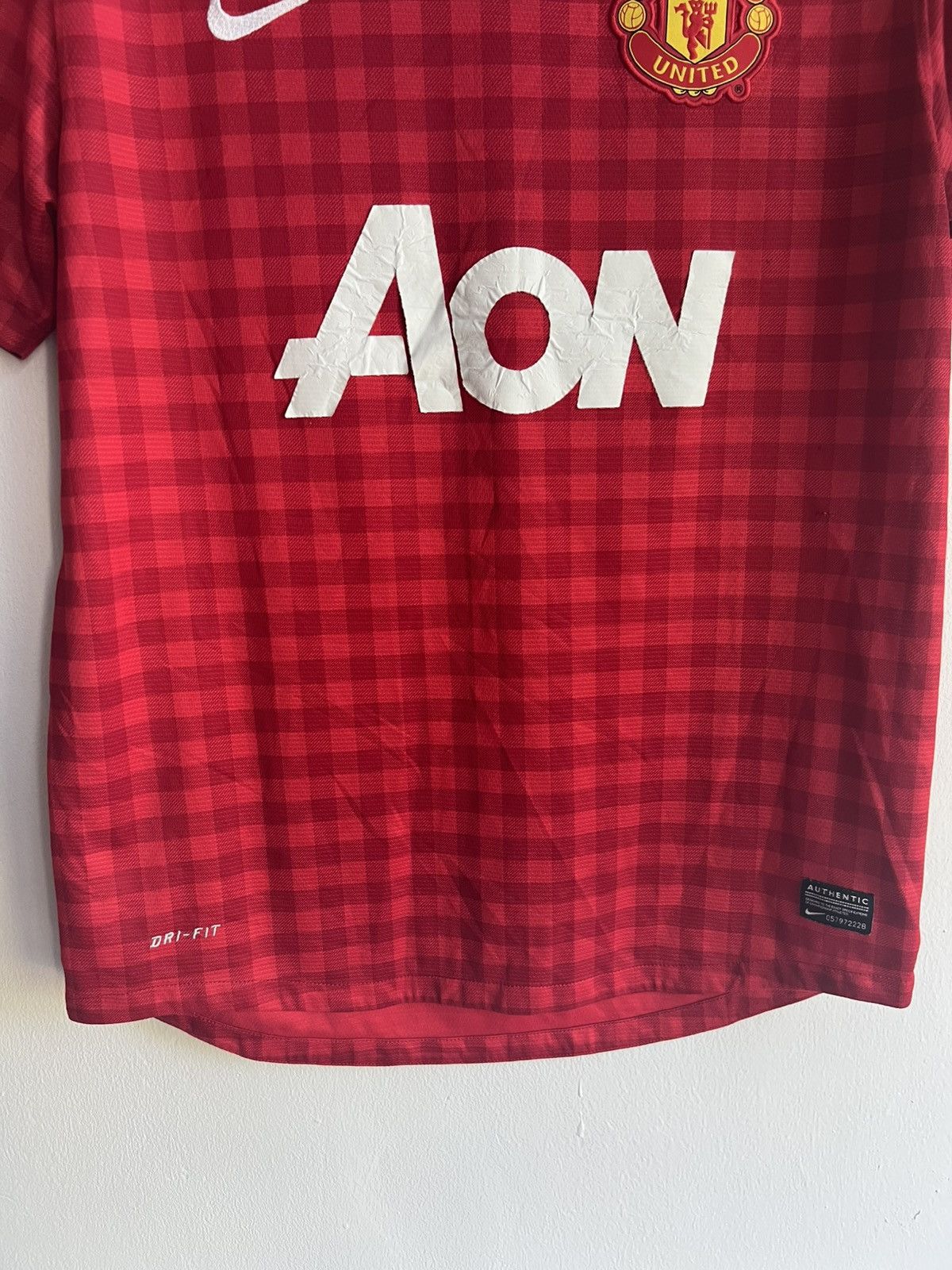 Nike Original 2012-13 Nike MU Home Dri-Fit Jersey Kagawa #26 Size US M / EU 48-50 / 2 - 3 Thumbnail