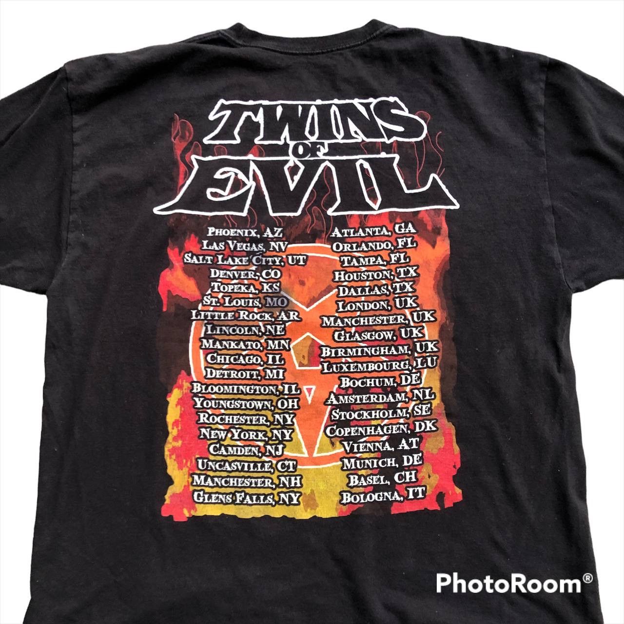 Band Tees × Marilyn Manson TWINS EVIL MARILYN MANSON X ROB ZOMBIE 2012 TOUR Size US XL / EU 56 / 4 - 5 Thumbnail
