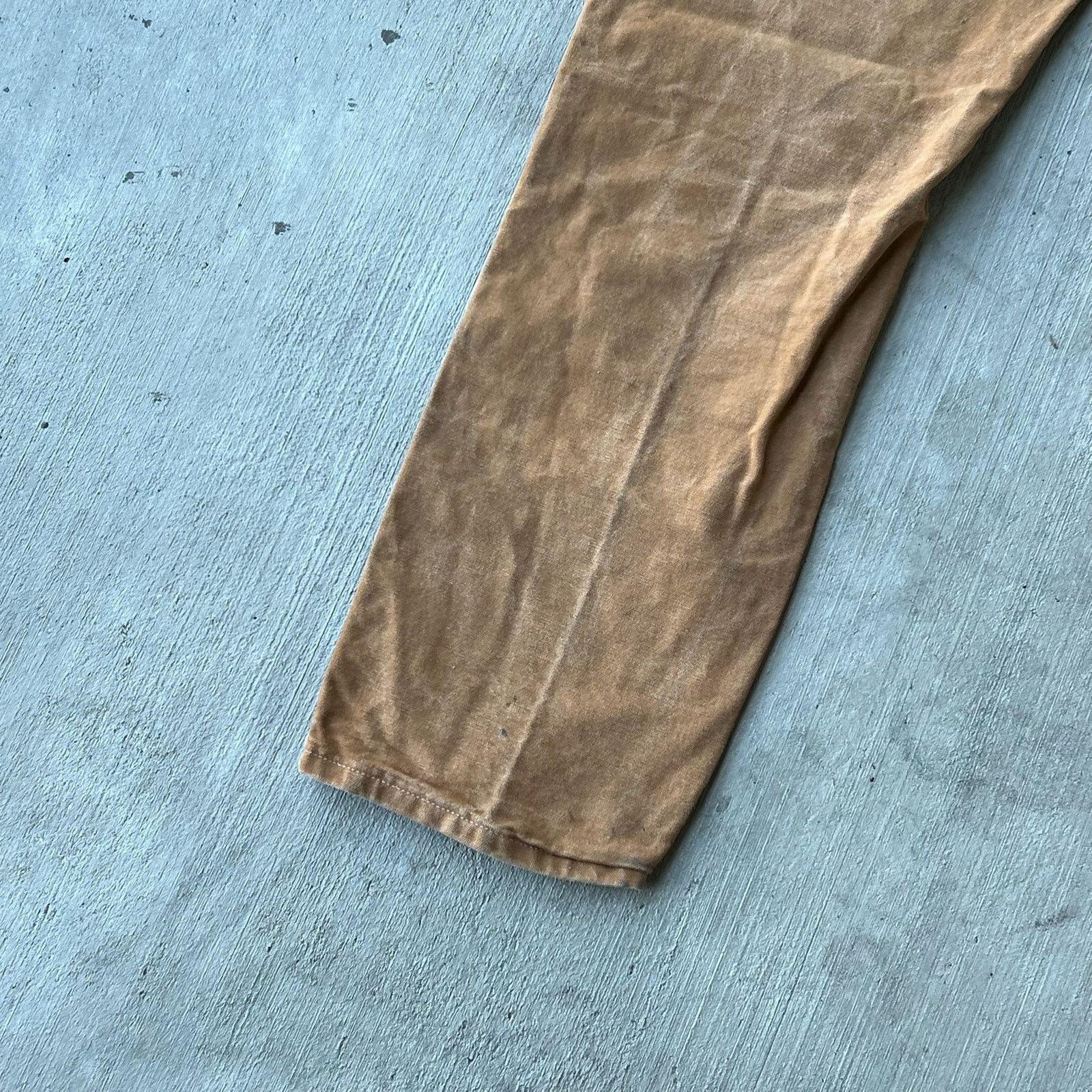 Carhartt × Vintage Carhartt brown double knee work wear carpenter pants Size US 28 / EU 44 - 9 Thumbnail