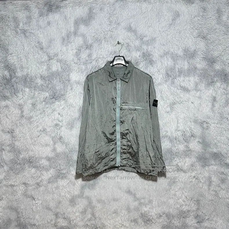 Stone Island Stone Island Metal Nylon Jacket Coat Light Blue Color Size Size US XXL / EU 58 / 5 - 1 Thumbnail