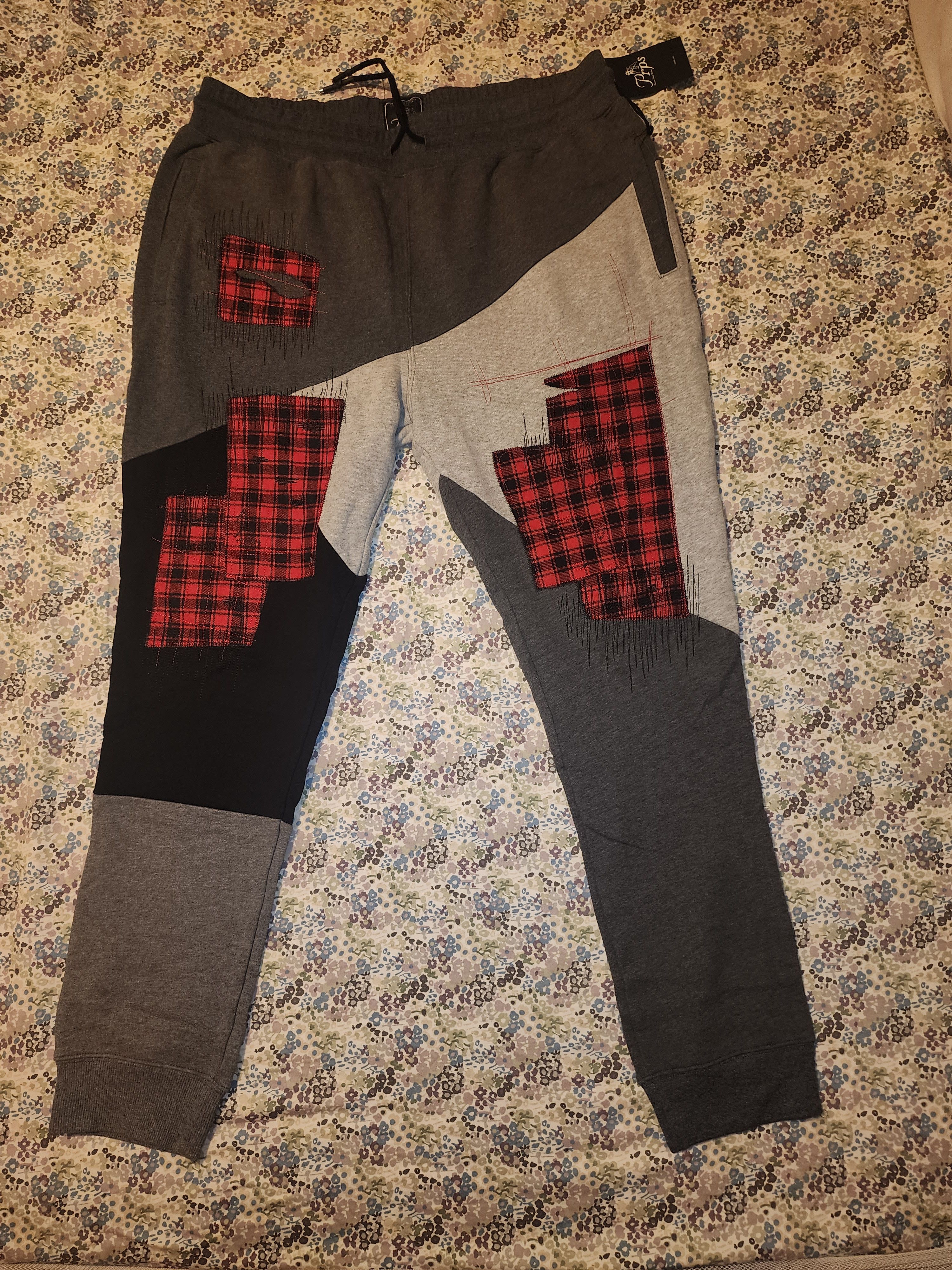 Prps Prps Men's Patchwork Joggers Size XXL Size US 41 - 3 Thumbnail