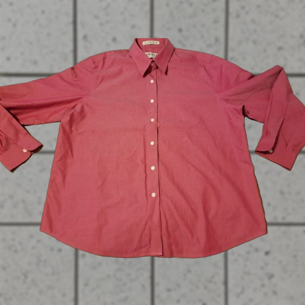 Orvis Orvis Dress Shirt 16 Purple Cotton Blouse Womens Shirt Blouse 16 Purple Orvis Women Cotton Buttoned Blouse Size XXL / US 16-18 / IT 52-54 - 1 Thumbnail