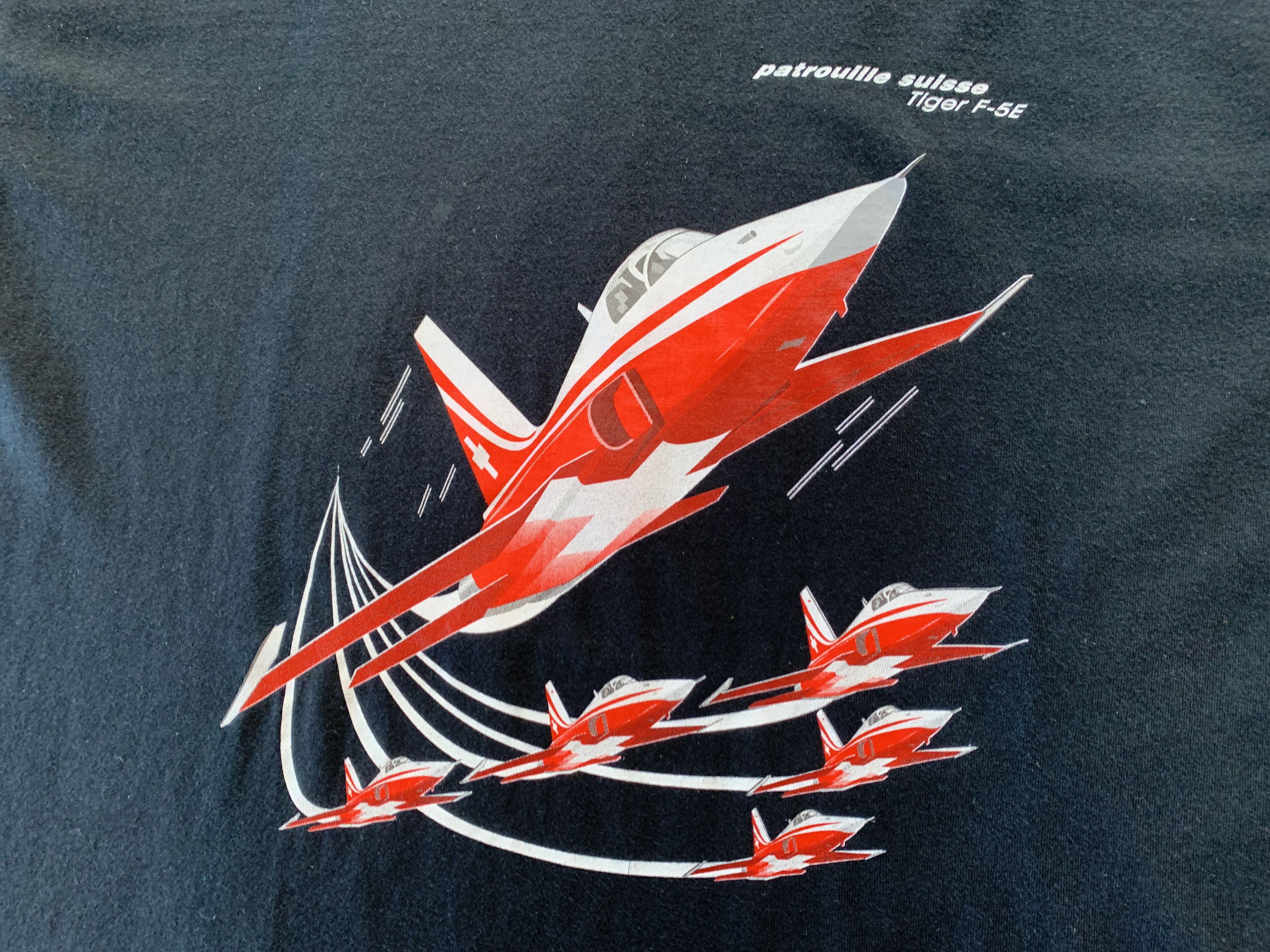 Jerzees × Vintage Vintage Jerzees Tiger F 5E Printed T-Shirt Size US S / EU 44-46 / 1 - 5 Thumbnail