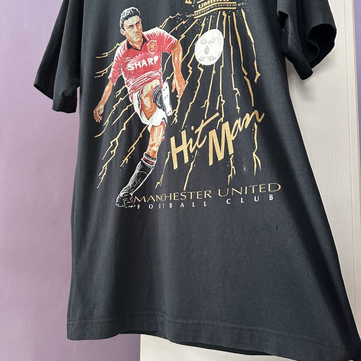 Umbro Manchester United 1994 #5 Sharpe Vintage T-Shirt Umbro Fans Size US M / EU 48-50 / 2 - 3 Thumbnail