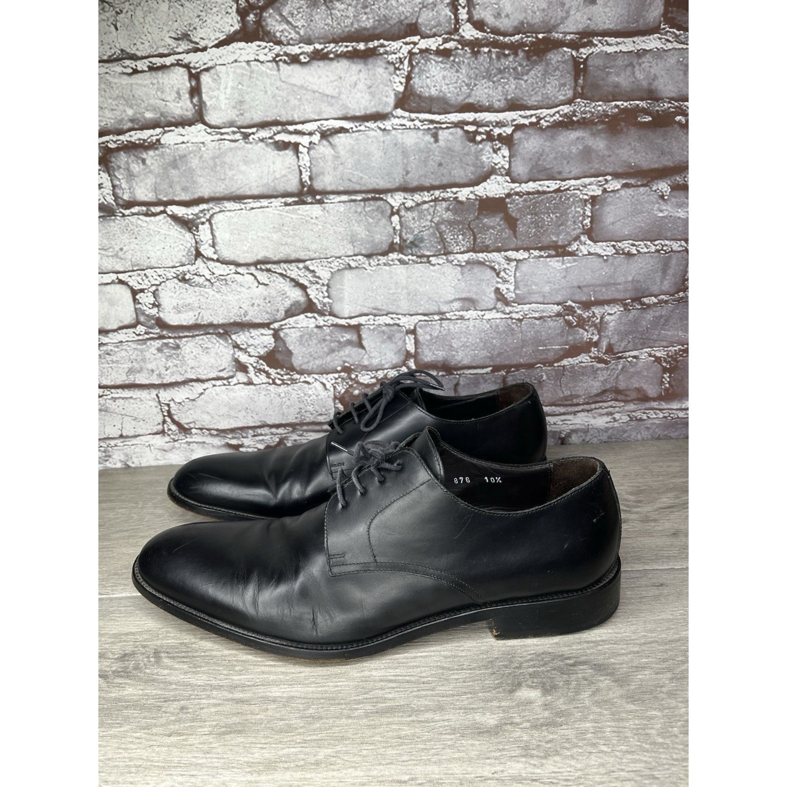 To Boot New York To Boot New York Adam Derrick Black Leather Derby Dress Shoe Size US 10.5 / EU 43-44 - 3 Thumbnail