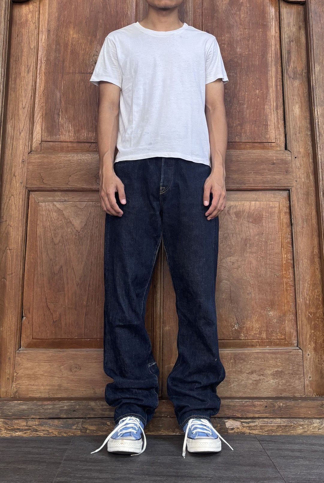 Kapital FREE TAX! Indigo Raw Denim Jeans Size US 34 / EU 50 - 20 Thumbnail