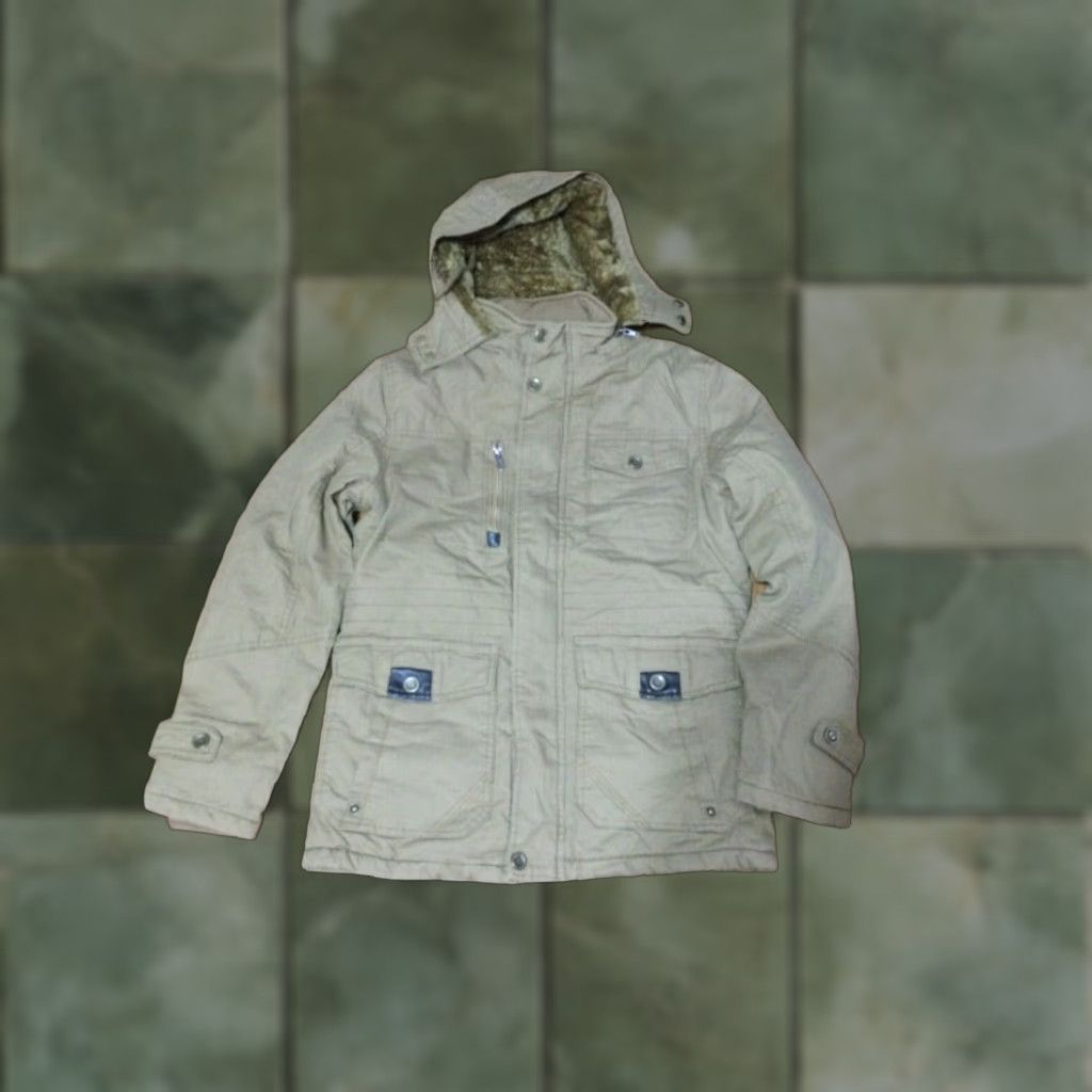 Vintage H.T. Niao Military Jacket Lined Men's Khaki Full Snap Pockets Sz Large Size US L / EU 52-54 / 3 - 1 Thumbnail