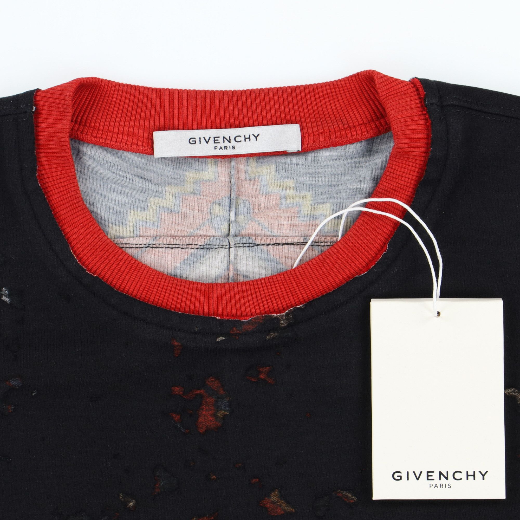 Givenchy Black Distressed Persian Rug Overlay Sweatshirt Size US L / EU 52-54 / 3 - 5 Thumbnail