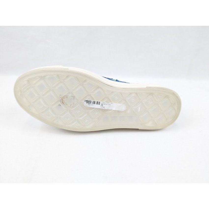 Amiri o1rshd1 Stars Court Low-Top Sneakers in Blue Size US 10 / EU 43 - 10 Thumbnail