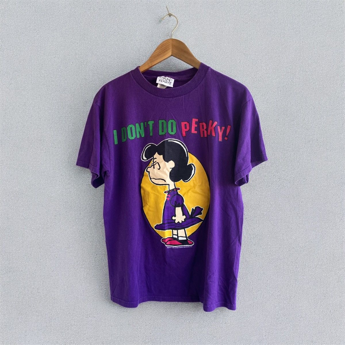 Peanuts Vintage 90s Peanuts Shirt Lucy Perky tee VTG snoopy cartoons Size US L / EU 52-54 / 3 - 2 Thumbnail