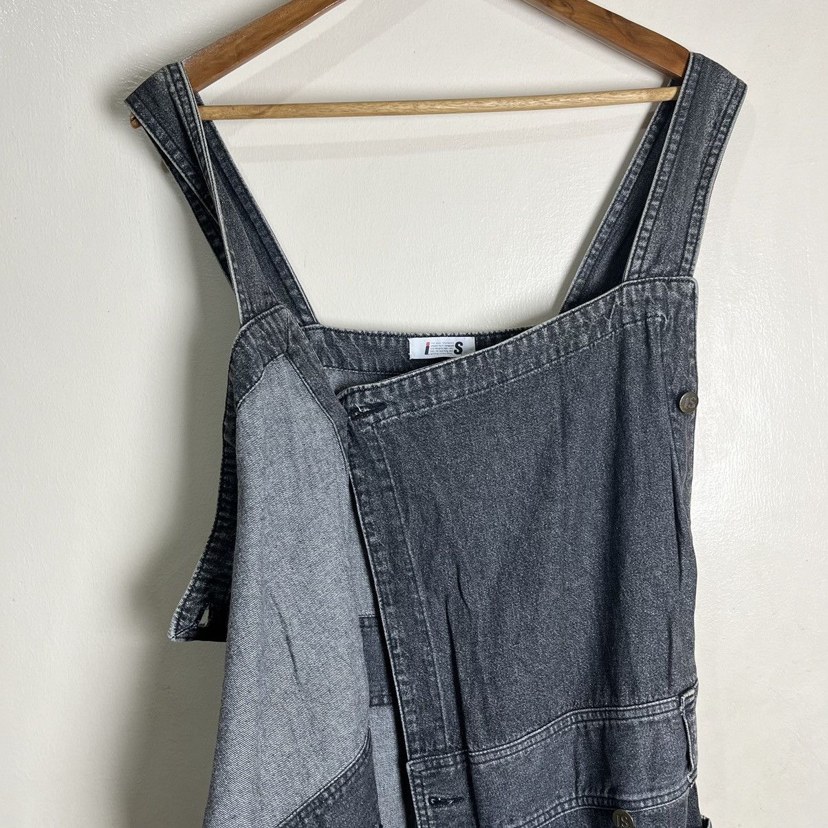 Issey Miyake 80's I.S Issey Miyake - Tsumori Chisato Denim Jumper Dress Size S / US 4 / IT 40 - 11 Thumbnail