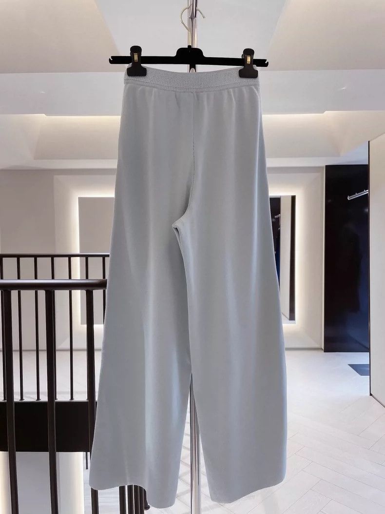 Loro Piana LORO PIANA Silk knit wide leg pants Size 25" / US 0 / IT 36 - 2 Thumbnail