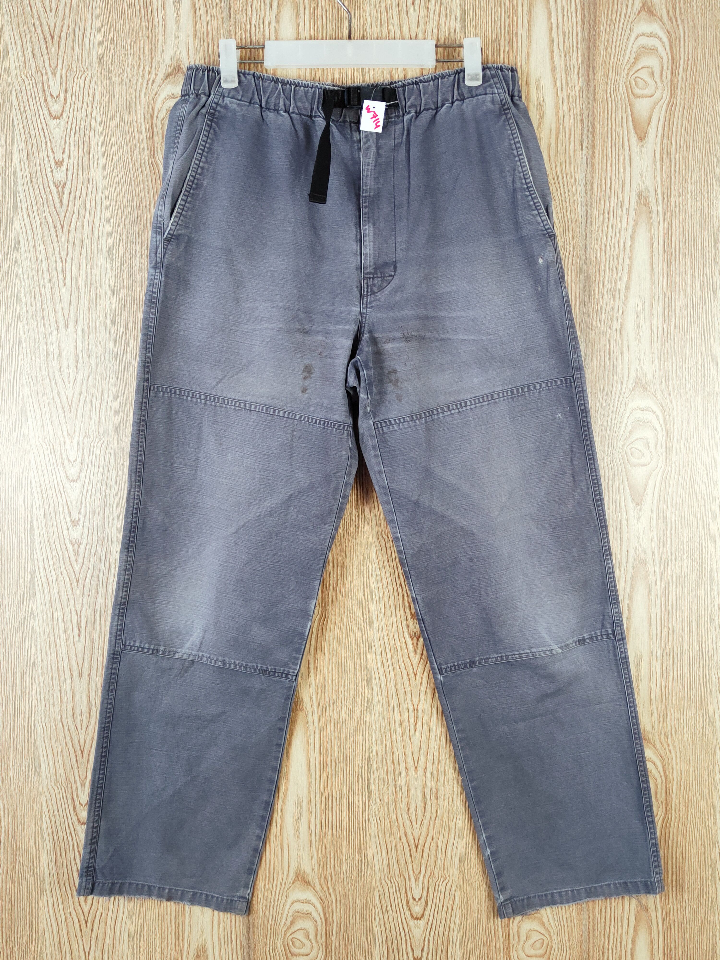 Japanese Brand Dark Blue Faded Multipocket Cargo Pants #W714