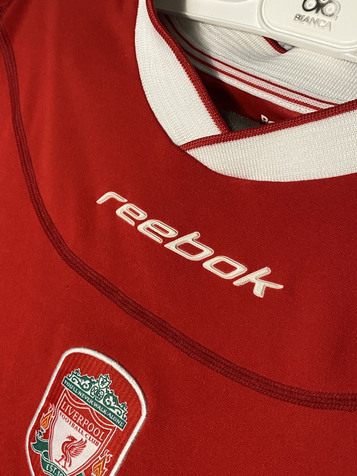 Reebok × Vintage Vintage Liverpool Reebok Football Soccer Jersey 2002/04 Home Size US L / EU 52-54 / 3 - 6 Thumbnail