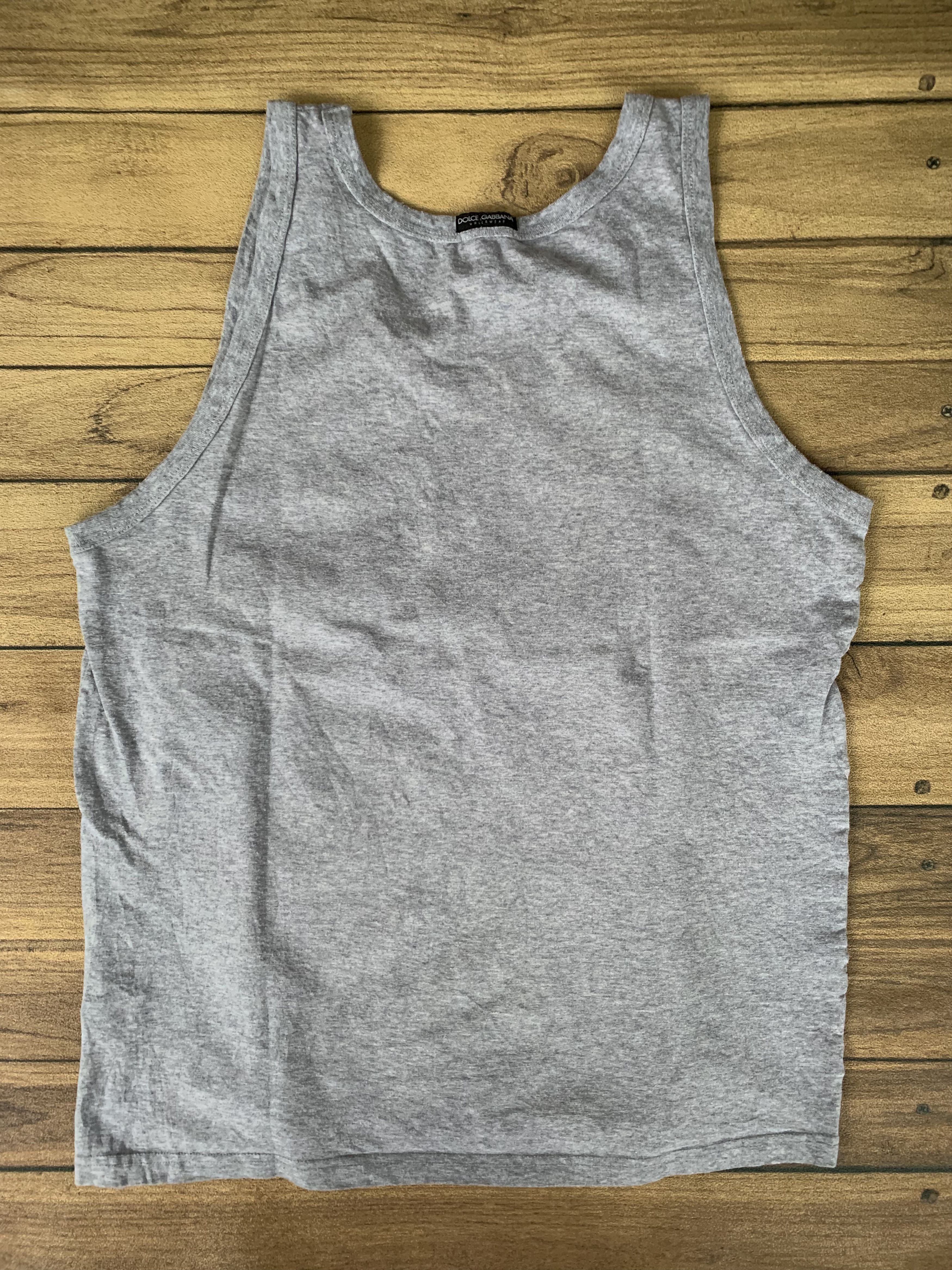Dolce & Gabbana Dolce and Gabbana D&G grey tanktop Size US M / EU 48-50 / 2 - 3 Thumbnail