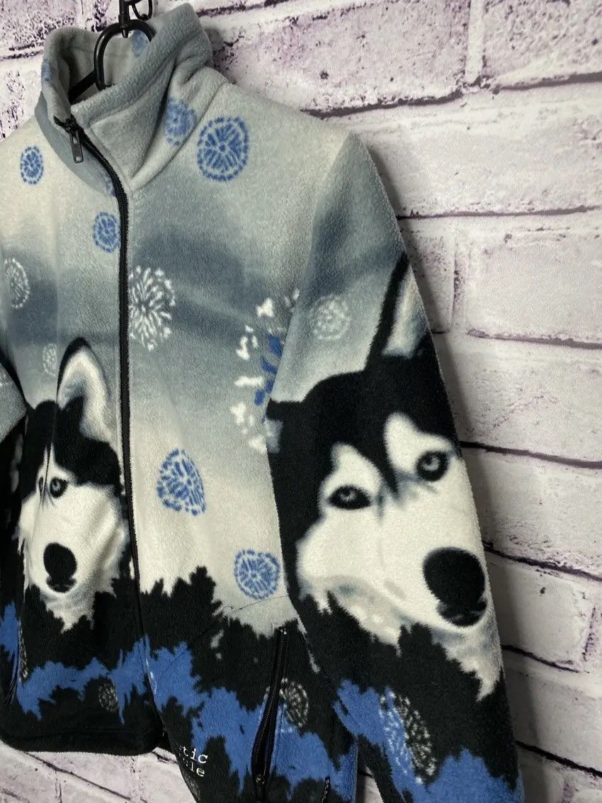 Vintage 👣WOMENS Vintage Wolfes fleece hooded jacket size XXS Size XXS / US 00 / IT 34 - 11 Thumbnail