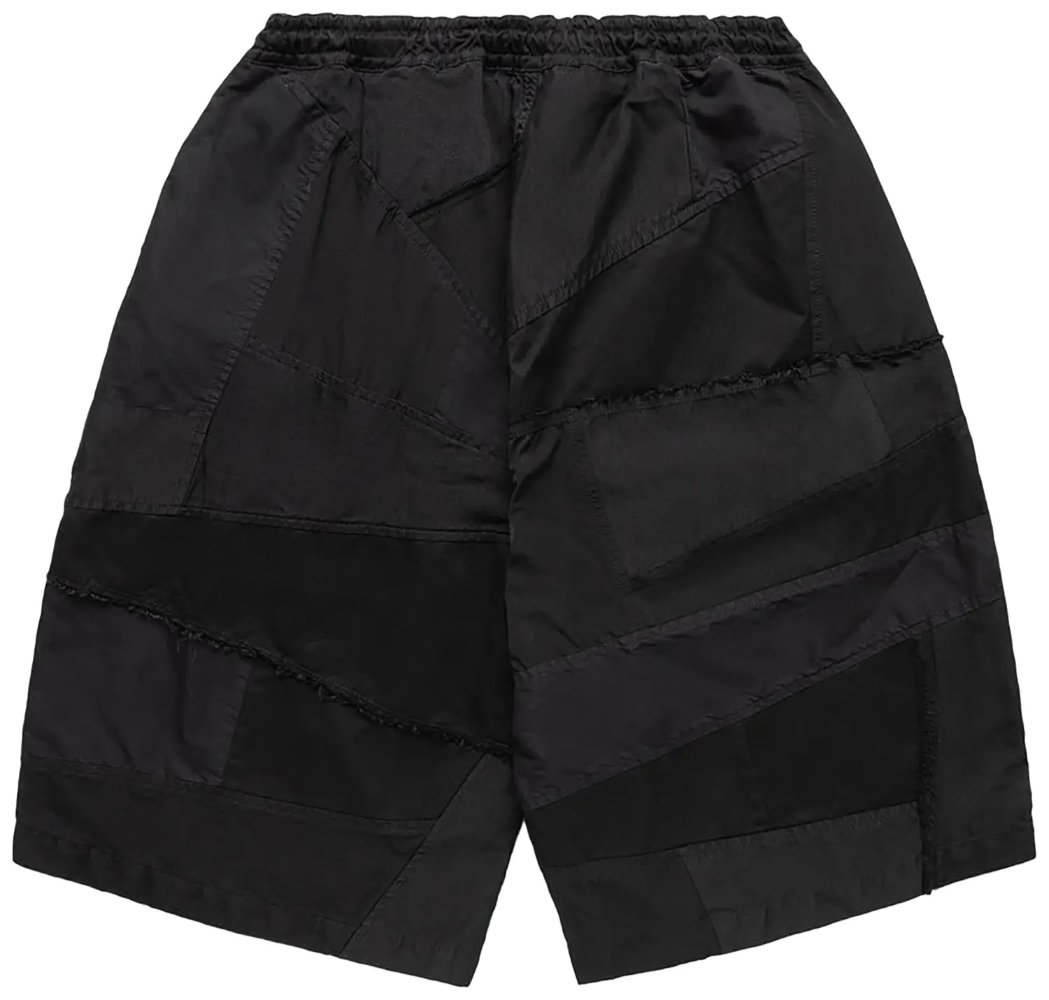 Comme des Garcons Homme COMME DES GARÇONS HOMME GARMENT DYED PATCHWORK SHORT BLACK M Size US 34 / EU 50 - 2 Thumbnail