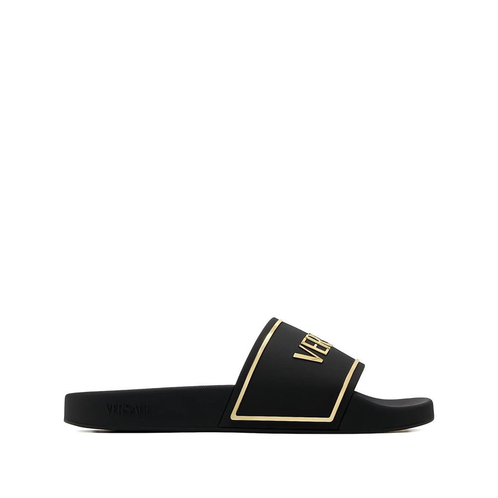 Versace Versace BLACK Flip-Flops & Slides Size US 9 / EU 42 - 1 Thumbnail