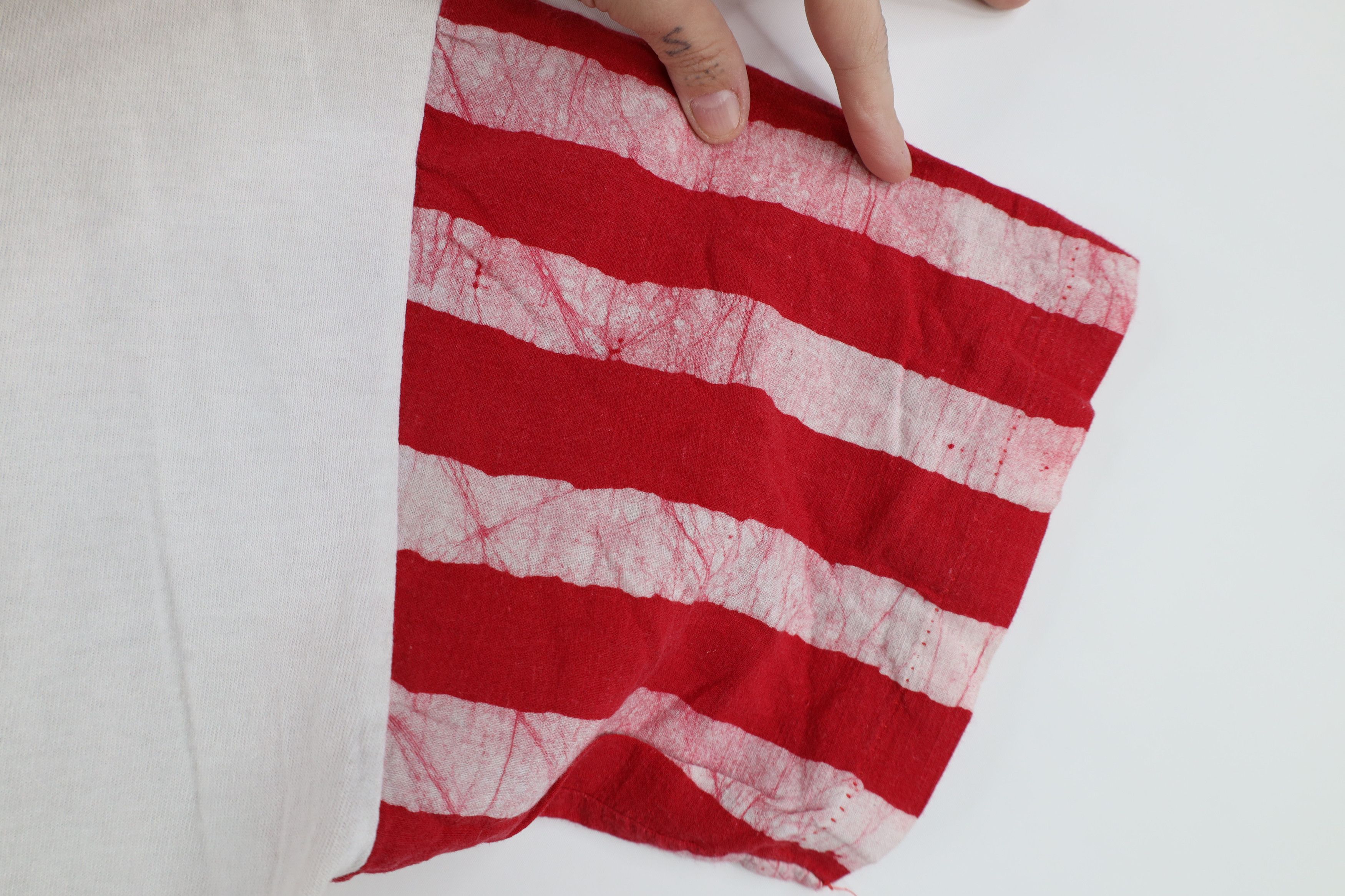 Vintage Vintage 90s Winery USA Flag Cropped Short Sleeve T-Shirt USA Size M / US 6-8 / IT 42-44 - 8 Thumbnail