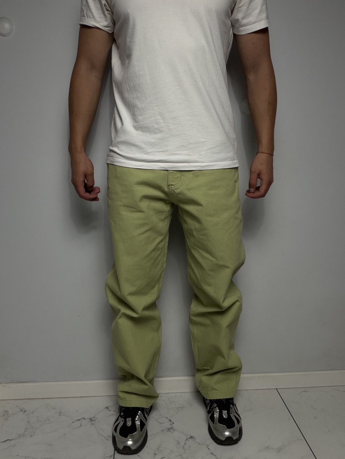 Golf Wang Golf Wang Light Green Canvas Trousers Workwear Streetwear Size US 32 / EU 48 - 3 Thumbnail