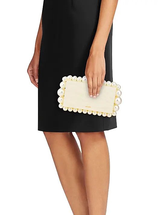 Cult Gaia os11x0326 Size: OS / Eos Bauble Acrylic Box Clutch in Ivory Size ONE SIZE - 2 Thumbnail