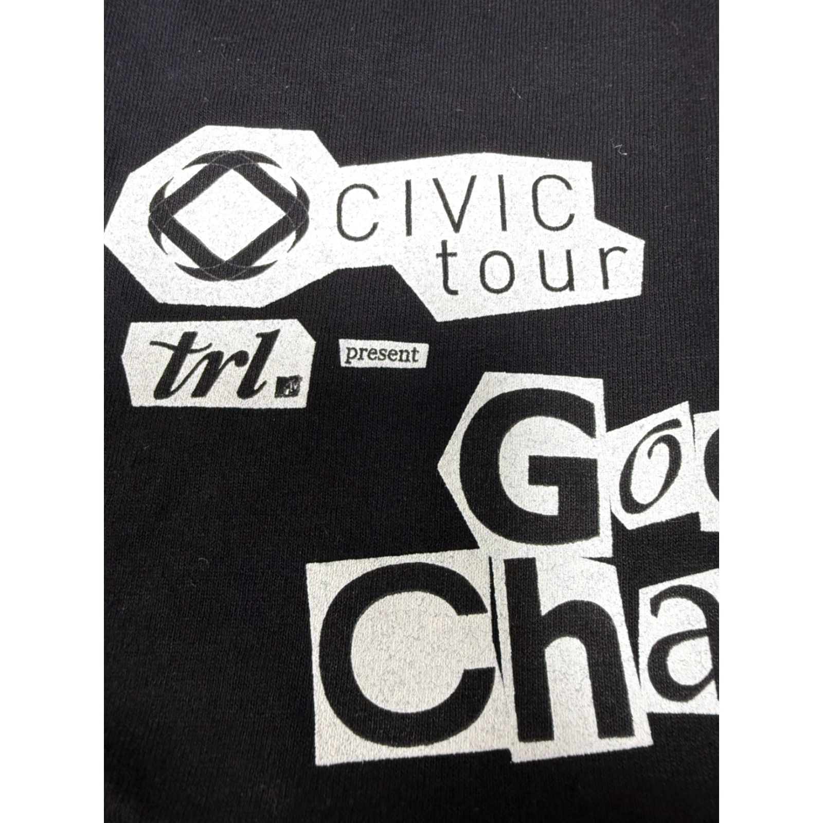 Vintage VINTAGE Tour Civ ic 2000 CIVIC TOUR TRL MTV GOOD CHARLOTTE NEW FOUND GLORY T-SHIRT CREW M Black Band Shirt Mens Size US M / EU 48-50 / 2 - 4 Thumbnail