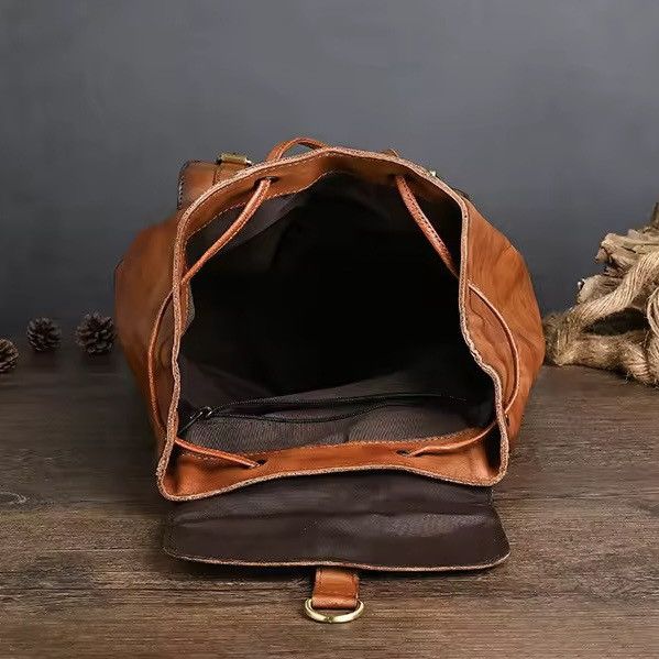 Genuine Leather Luxury Designer Leather Backpack Size ONE SIZE - 4 Thumbnail