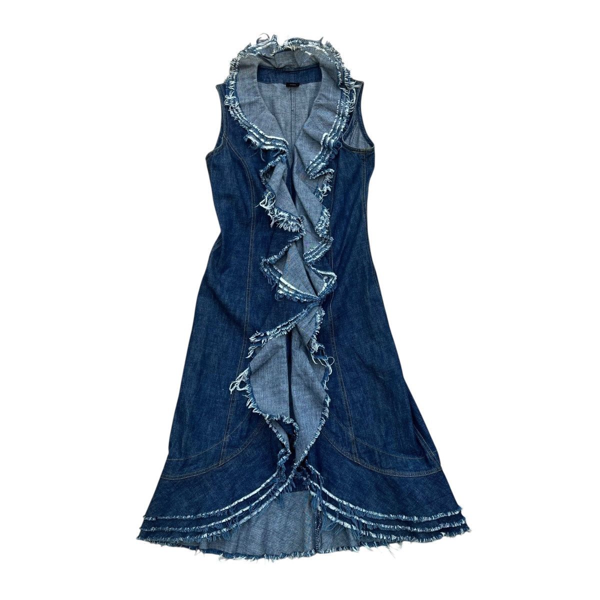 Japanese Brand Denim dress Size S / US 4 / IT 40 - 1 Thumbnail