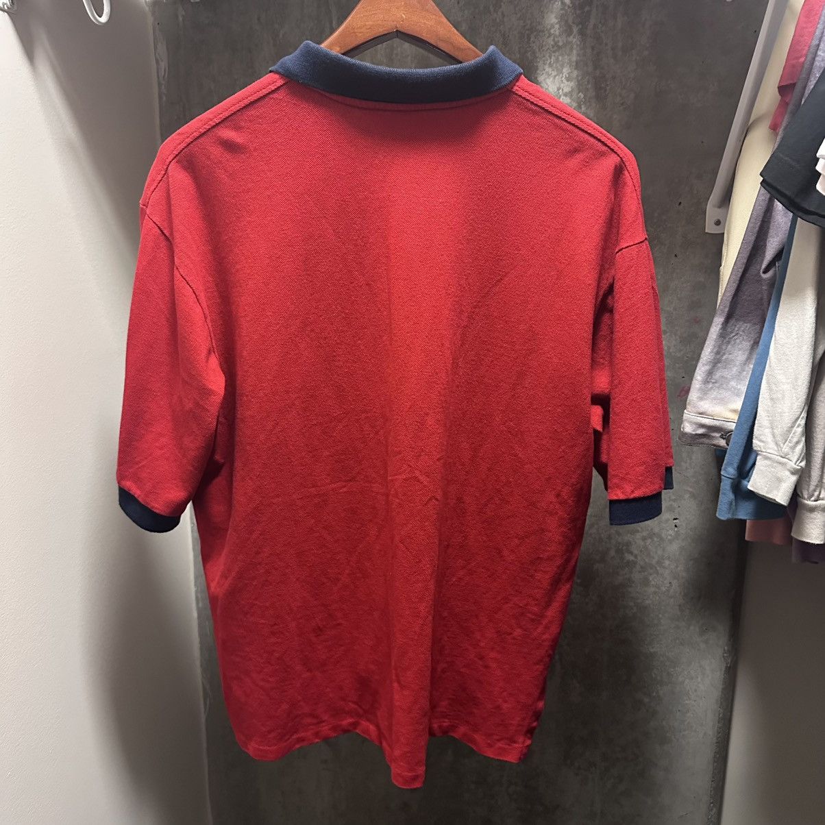 Vintage Vintage 90s Charleston SC Polo Shirt Red/Navy Size XL Golf Size US XL / EU 56 / 4 - 5 Thumbnail